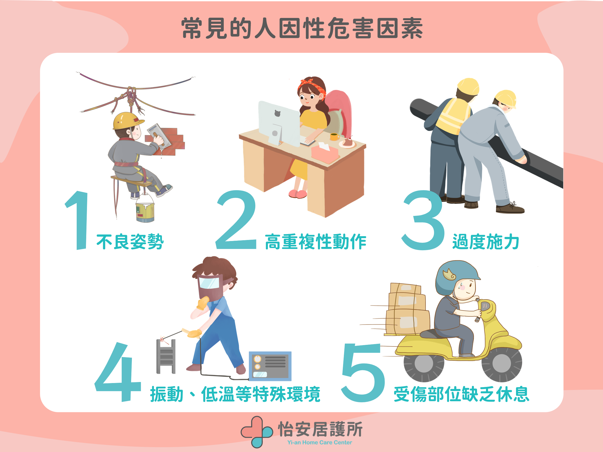 預防人因性危害，打造友善工作環境