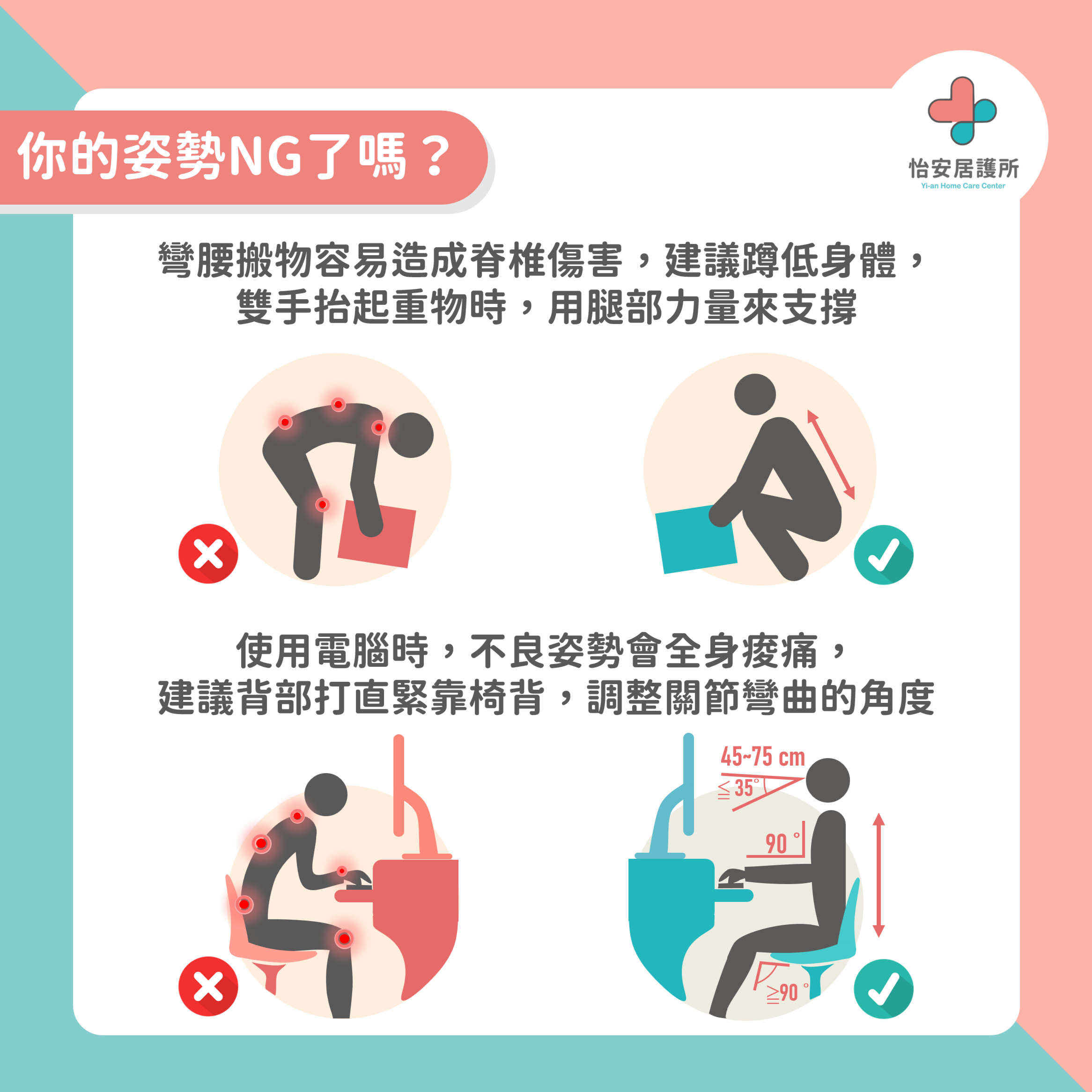 人因危害-正確姿勢